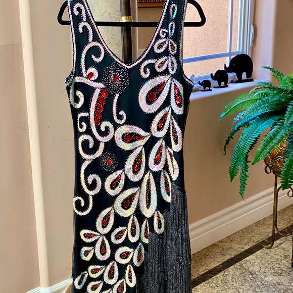 Dresses & Skirts - Vintage  Peacock style 1920s Flapper